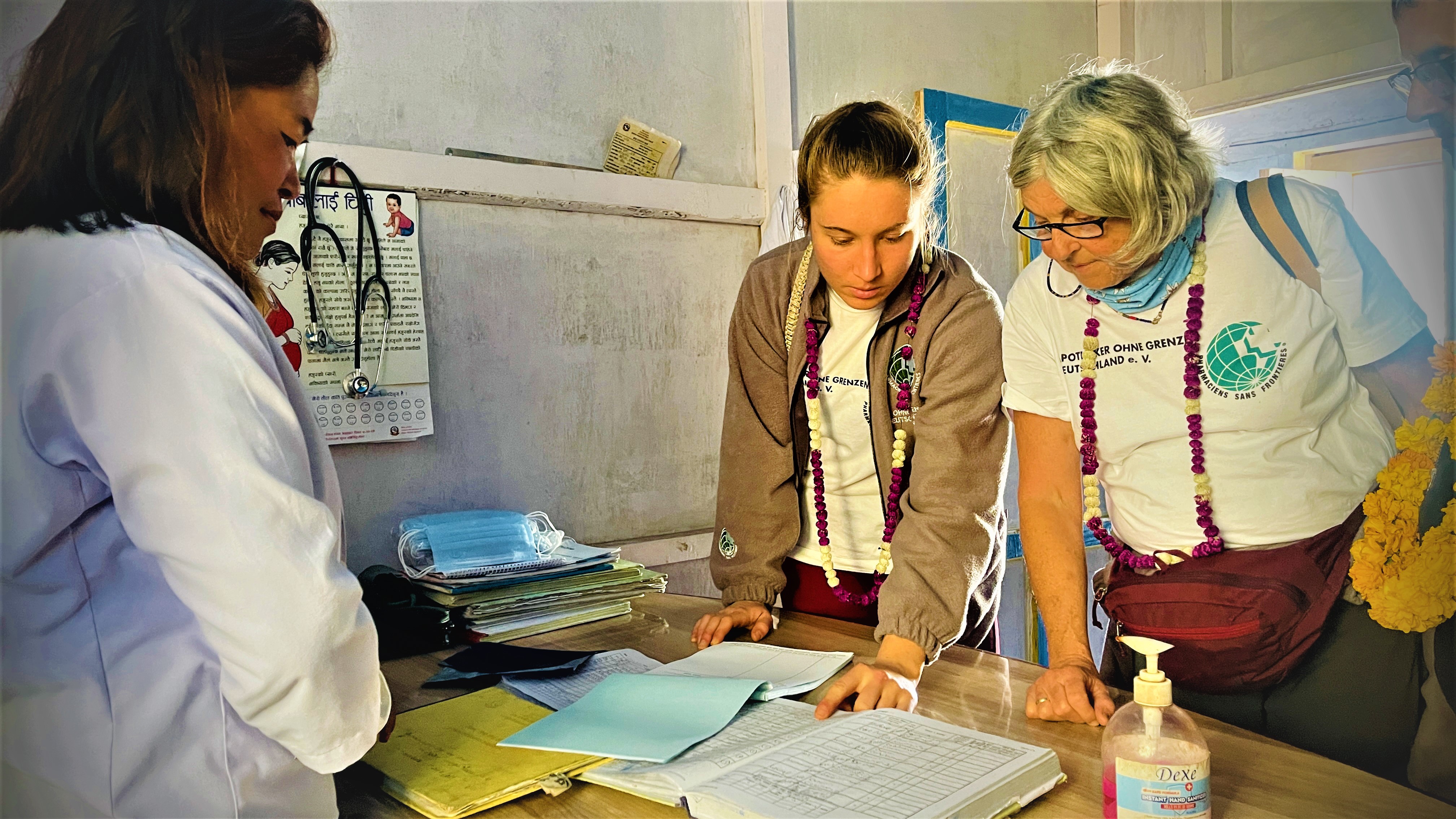 Donor Representatives Visit to the Project Area